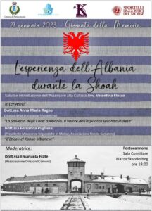 La Giornata della Memoria  a Portocannone con L’esperienza dell’Albania durante la Shoah