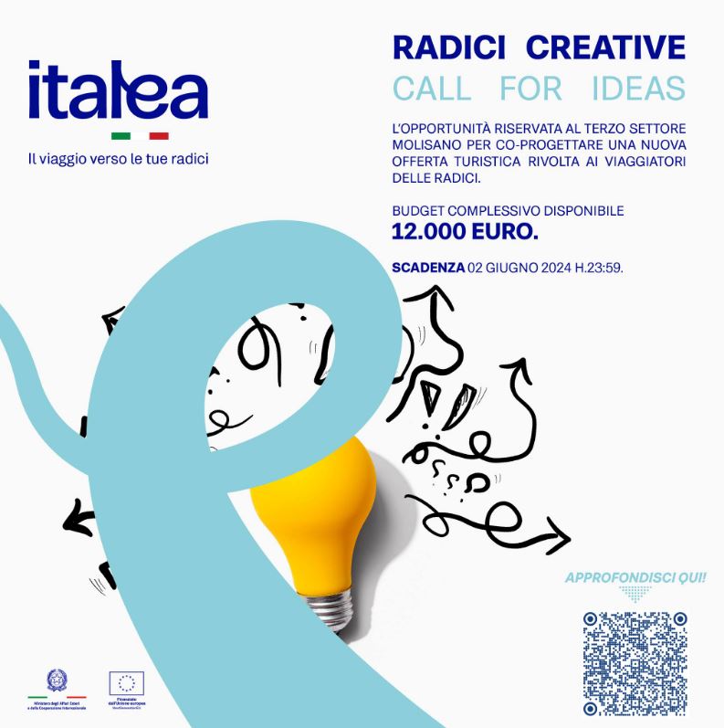 Terzo Settore, Italea Molise apre alle proposte per le Radici Creative