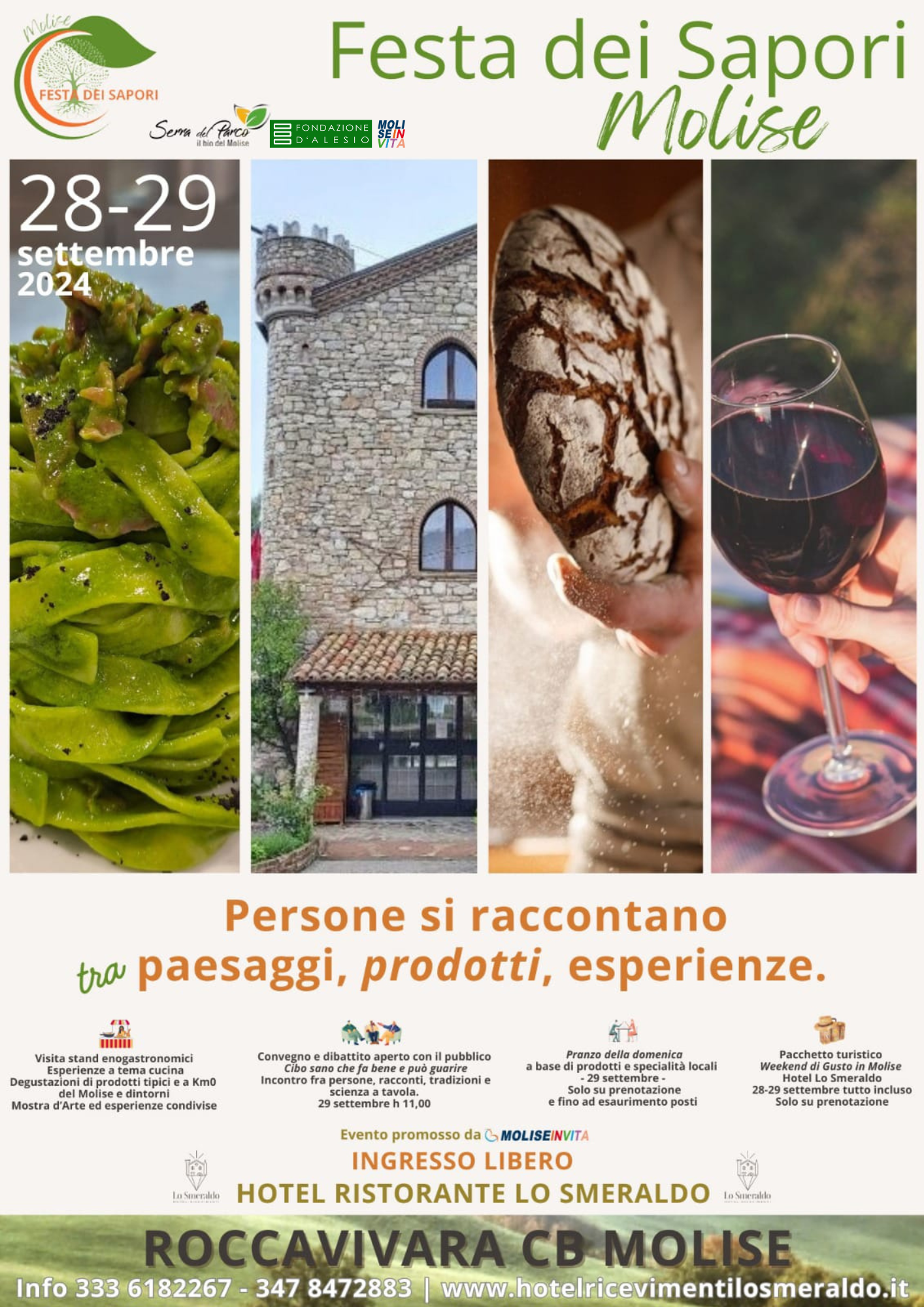 Roccavivara, Festa dei Sapori Molise: weekend all’insegna di prodotti molisani a km0