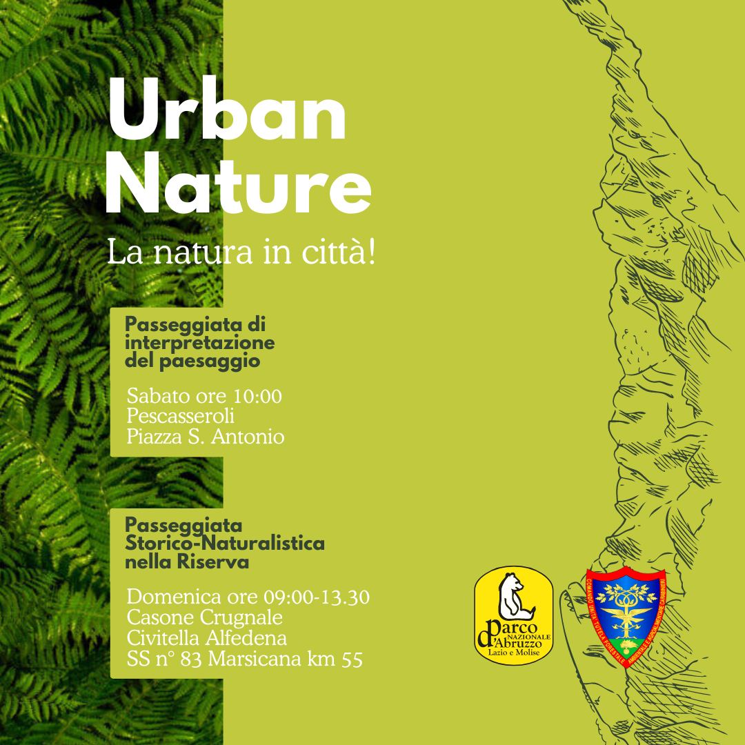 Wwf Urban Nature 2024, in Alto Sangro: Pescasseroli e Ateleta