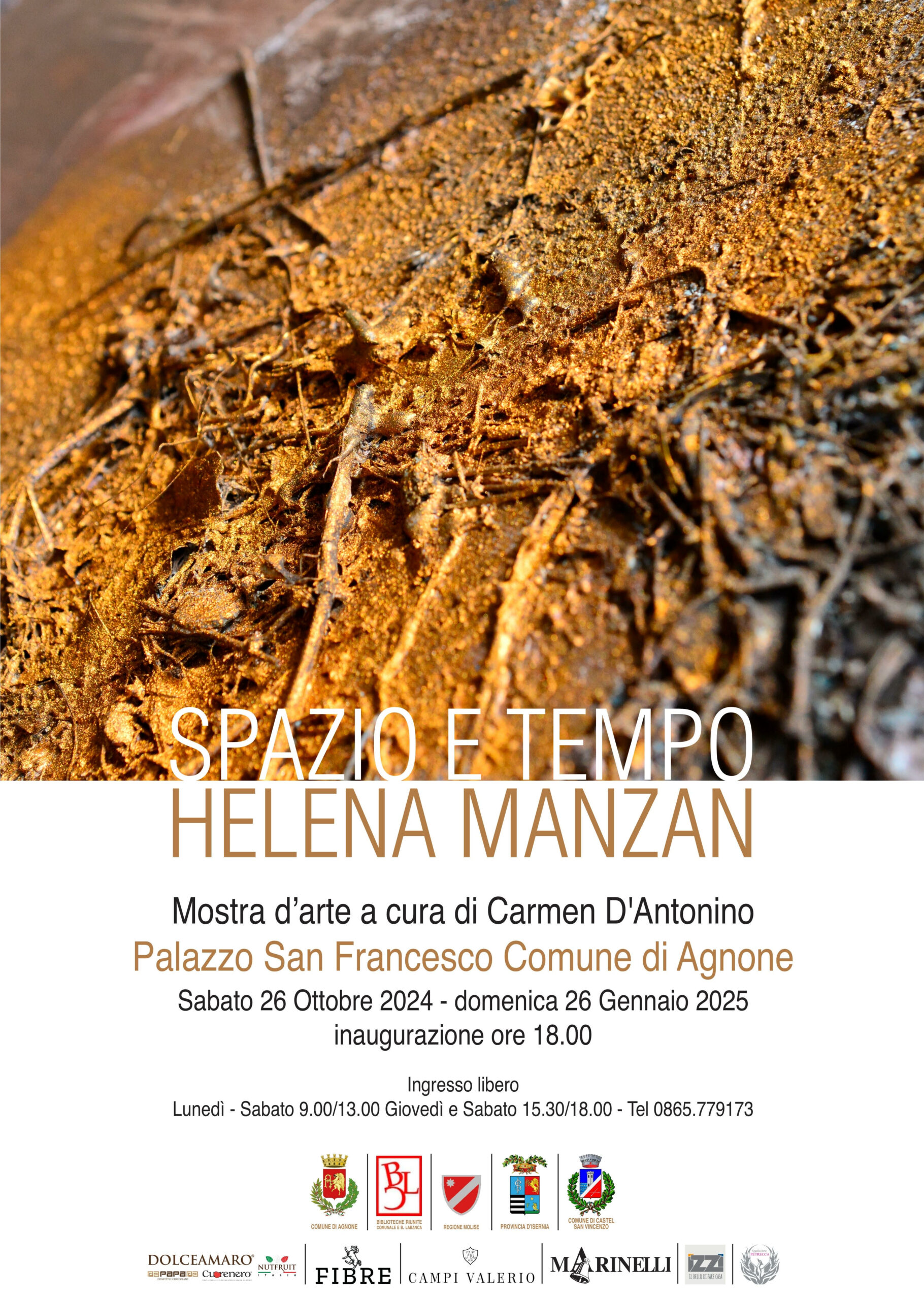 Agnone, mostra di pittura dell'artista Helena Manzan